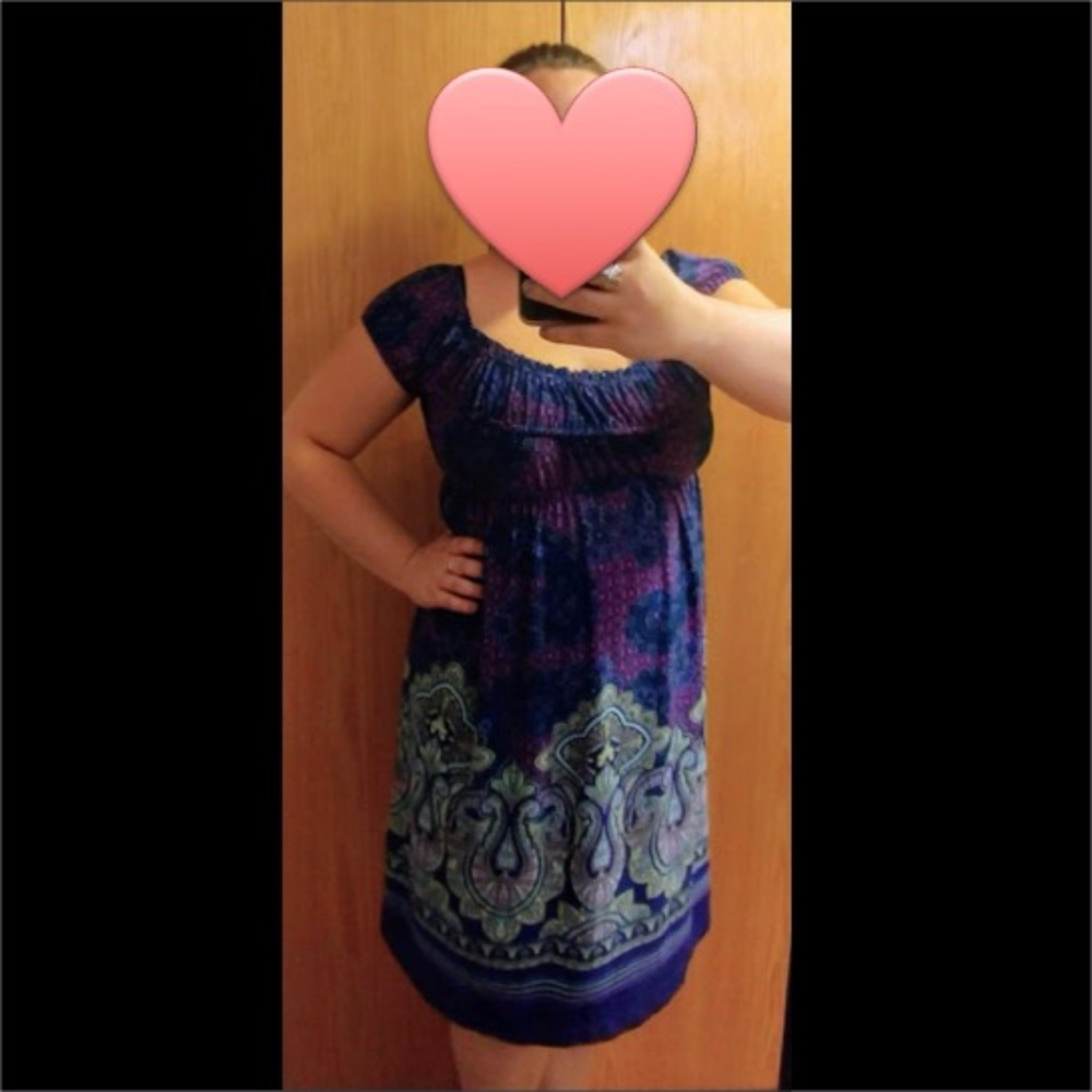 Blue and Purple Sundress